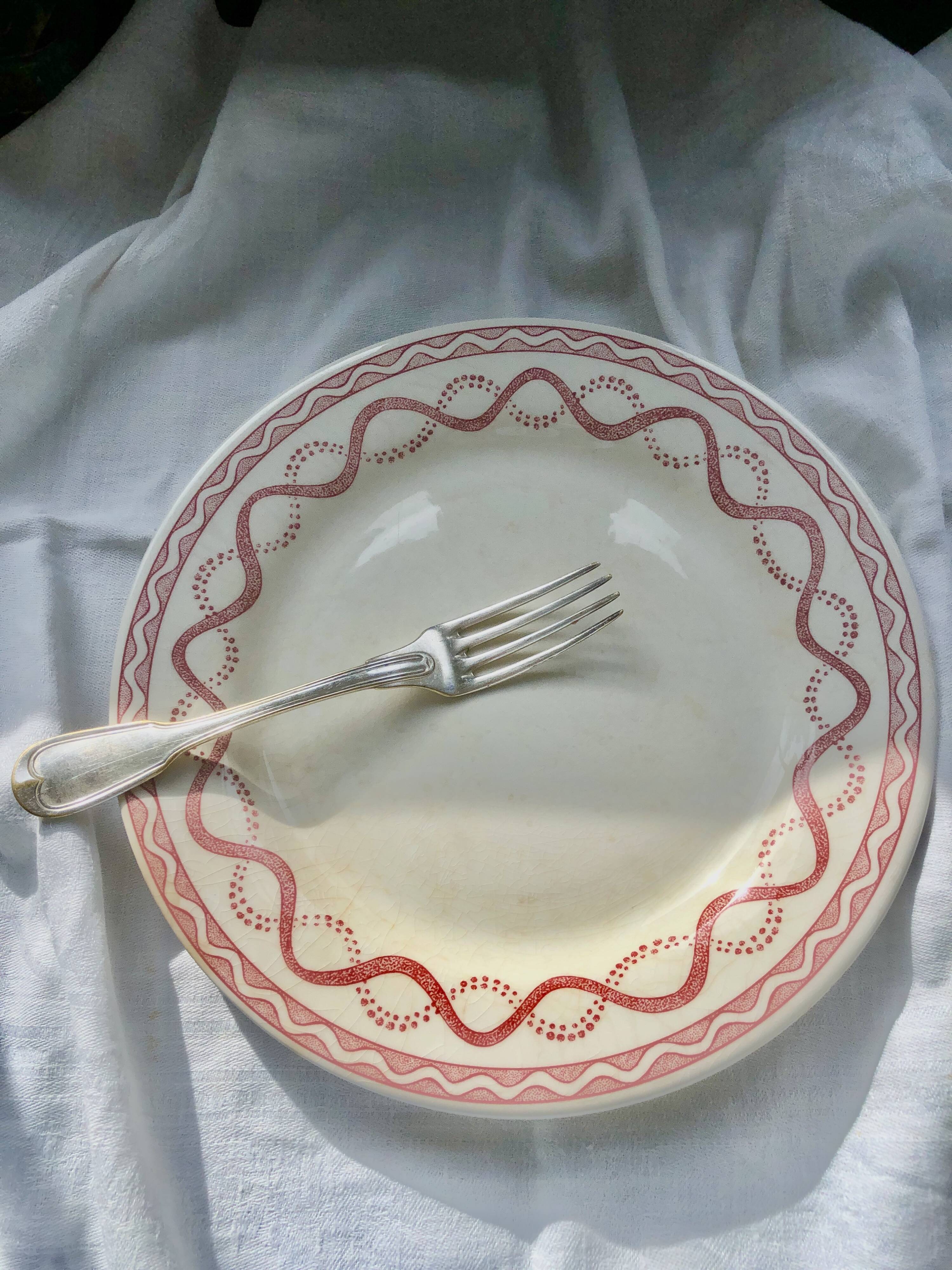 Assiette plate gien aurelie