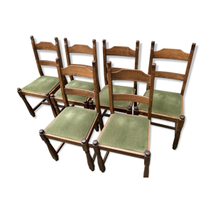 Série de 6 chaises en