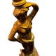 Lampe de table vintage Empire représentant une femme