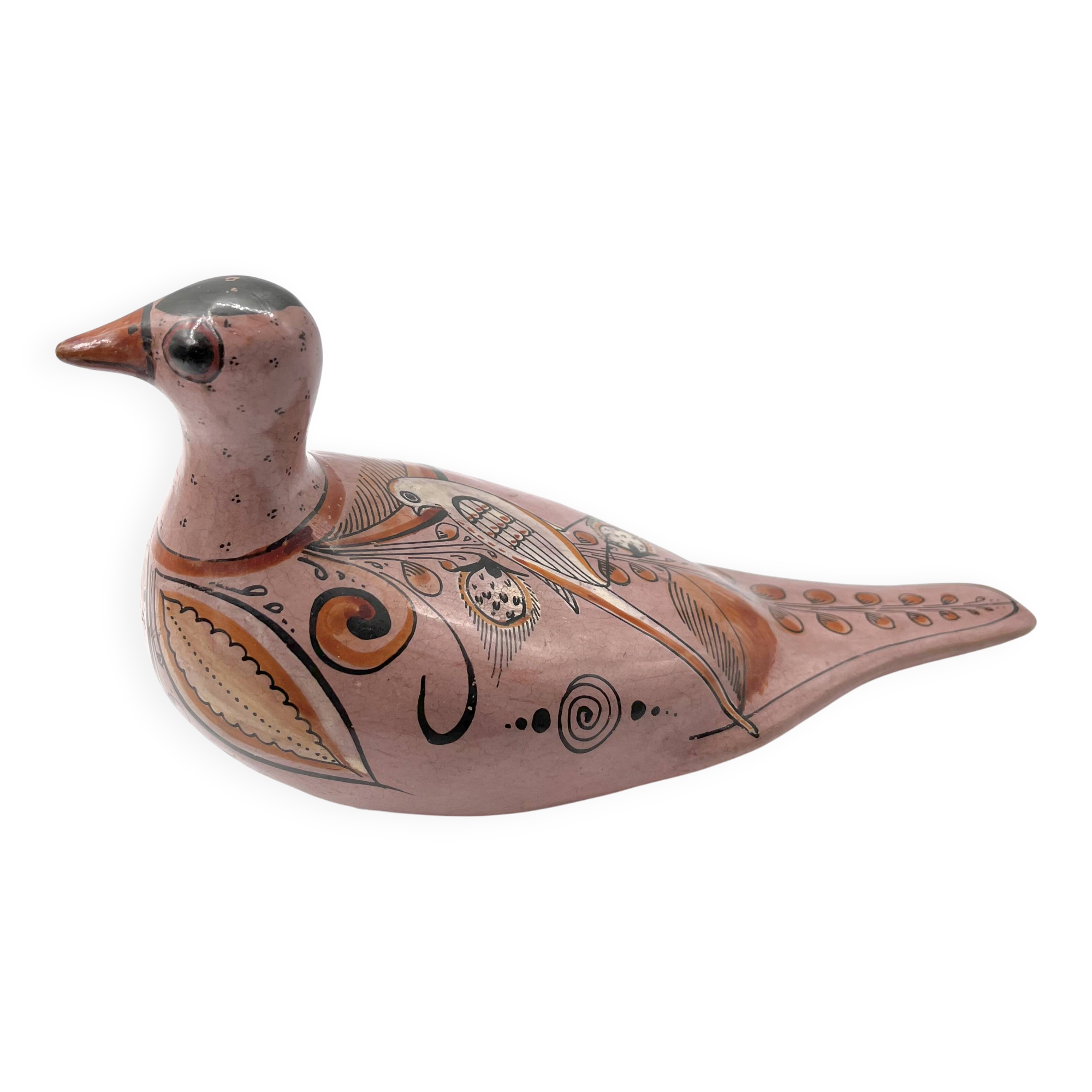 Bird Mexico vintage Mexican ceramic