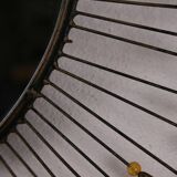 Vintage metal sun mirror, 1970s-1980s