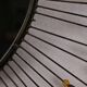 Vintage metal sun mirror, 1970s-1980s