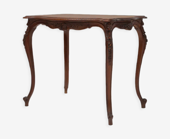 Table d’appoint en bois antique vers 1890