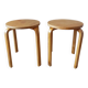 Paire de tabourets IKEA Frosta, 1990