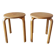 Paire de tabourets IKEA Frosta, 1990