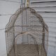 Grey patinated iron cage