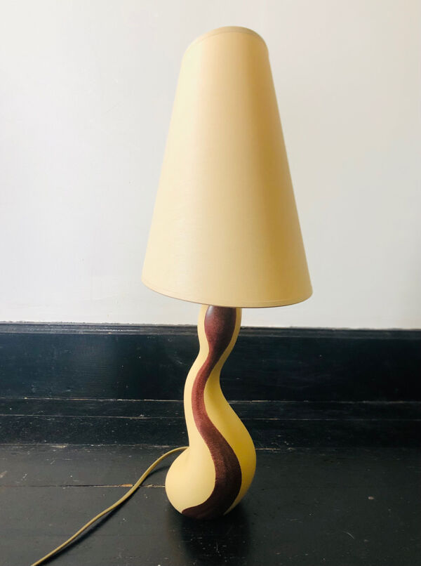 Lampe en céramique par Louis Drimmer, design