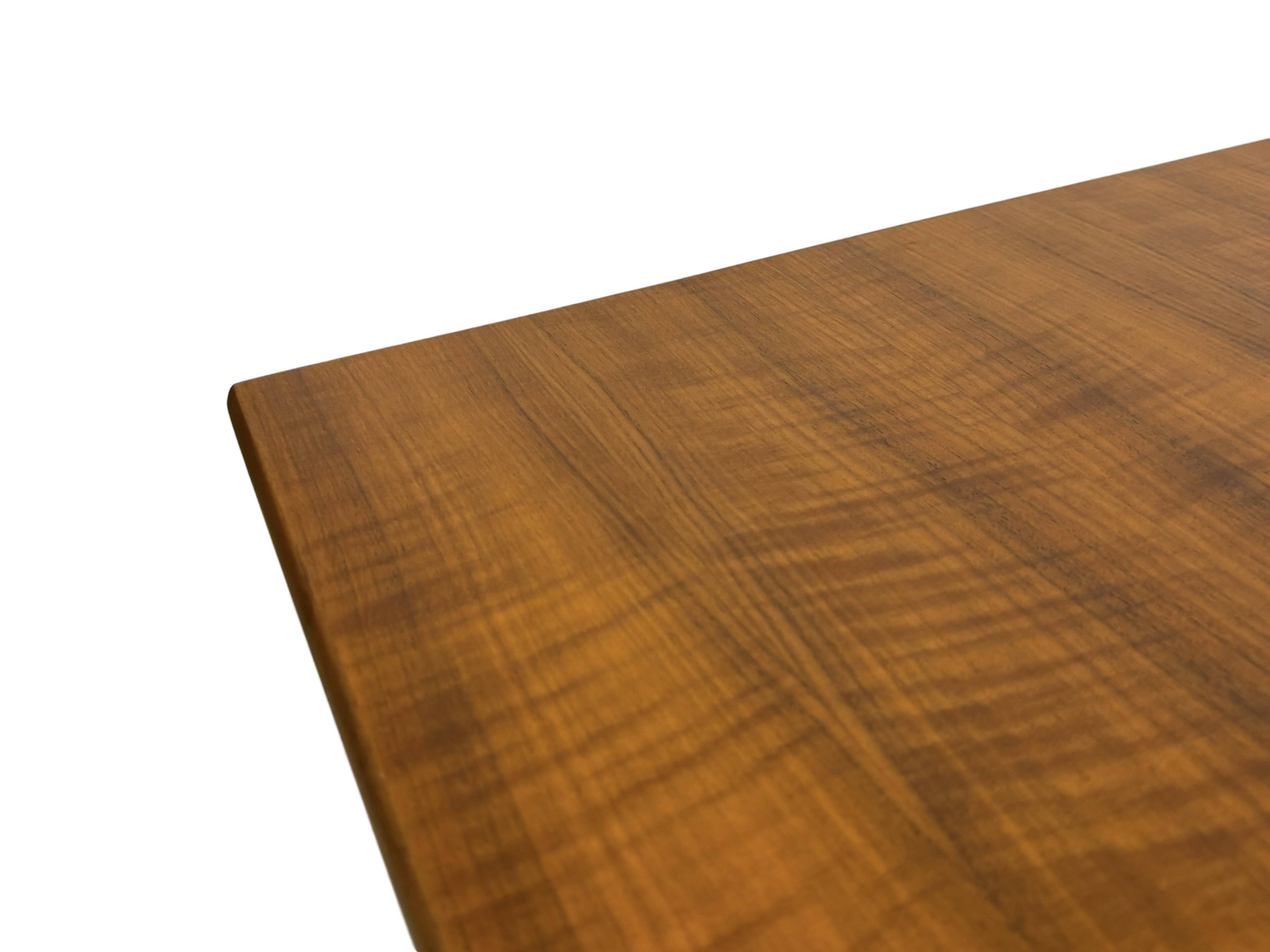 Table basse vintage compacte en palissandre design années 70