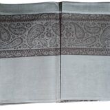 Damask linen tablecloth