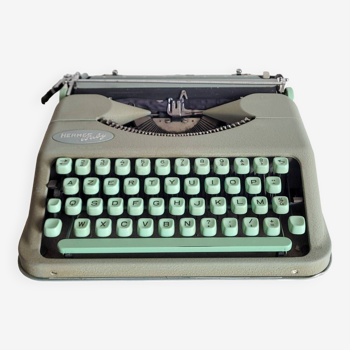 Machine à écrire hermes baby mint vintage