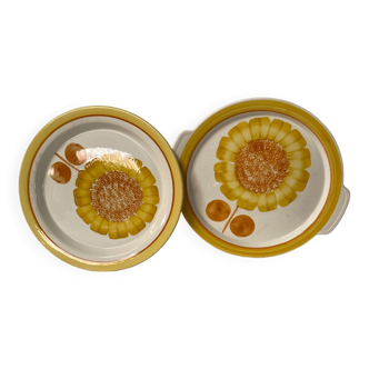 Set of 2 cake dishes Alice Sarreguemines model