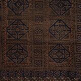 Vintage Turkish Oushak Handwoven Rug 125x212 cm
