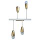 Pair of Midcentury Wall or Ceiling Lamps, Flush Mounts, Stilnovo Style, 1960s