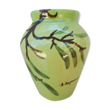 Vase signed Raymond ceramic Saint Jean du Désert