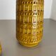 Ensemble de deux vases en poterie « Ocre » par Scheurich, Allemagne, années 1970