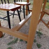 Oak farmhouse table