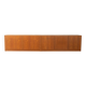 Two-piece hi-fi sideboard from the 1960s, teak veneer