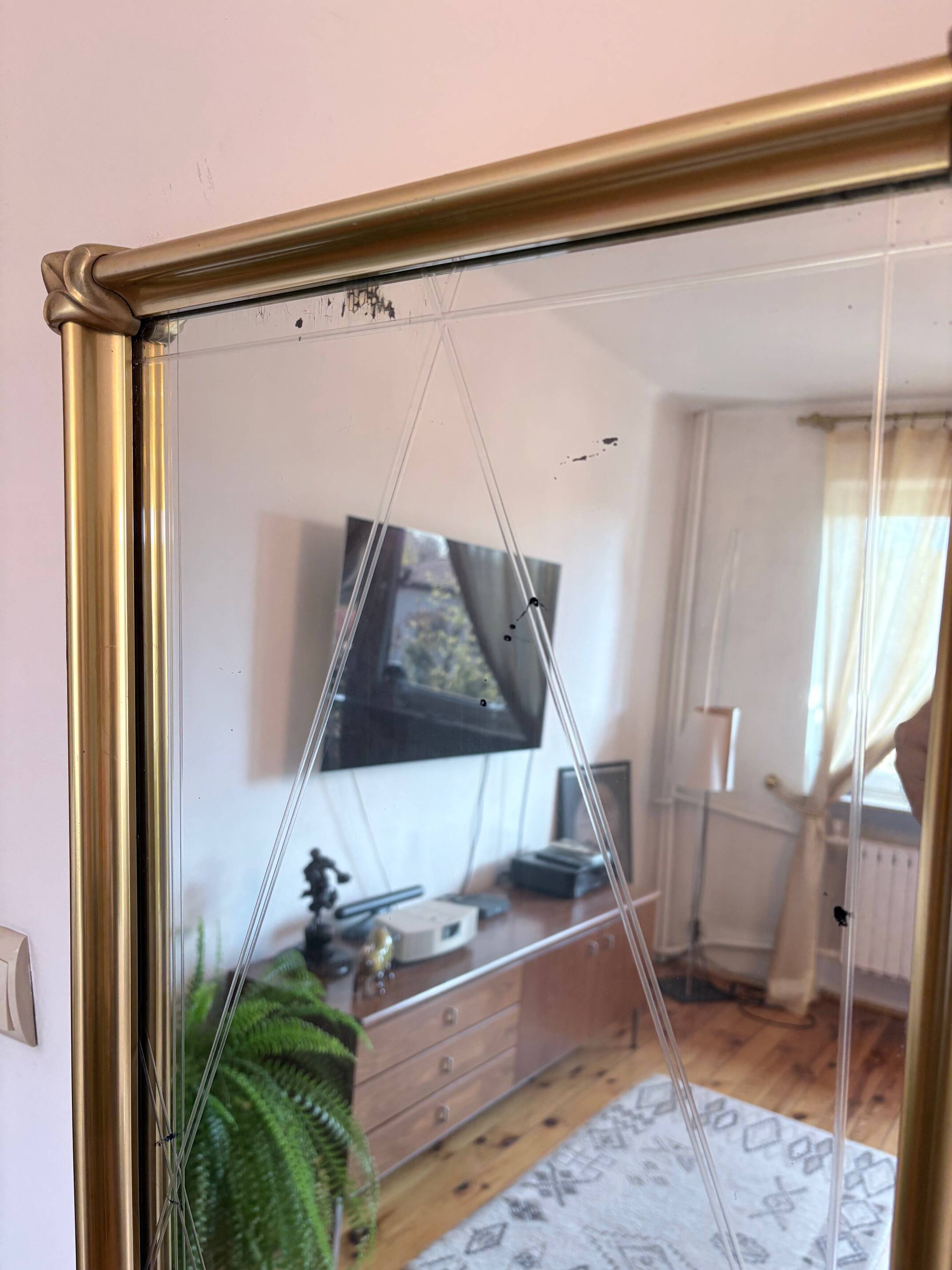 Union Kristall Mirror, Germany, 1960s