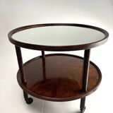 Mid-Century Wooden Bar Cart attributed to Paolo Buffa. Italy, 1940s