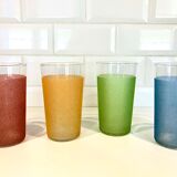 Granite orangeade glasses from the 60s