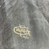 PORTRAIT OF A MAN WITH AN EARRING SIGNED P GARNIER