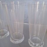 Serie 5 verres Daum cristal filigrané