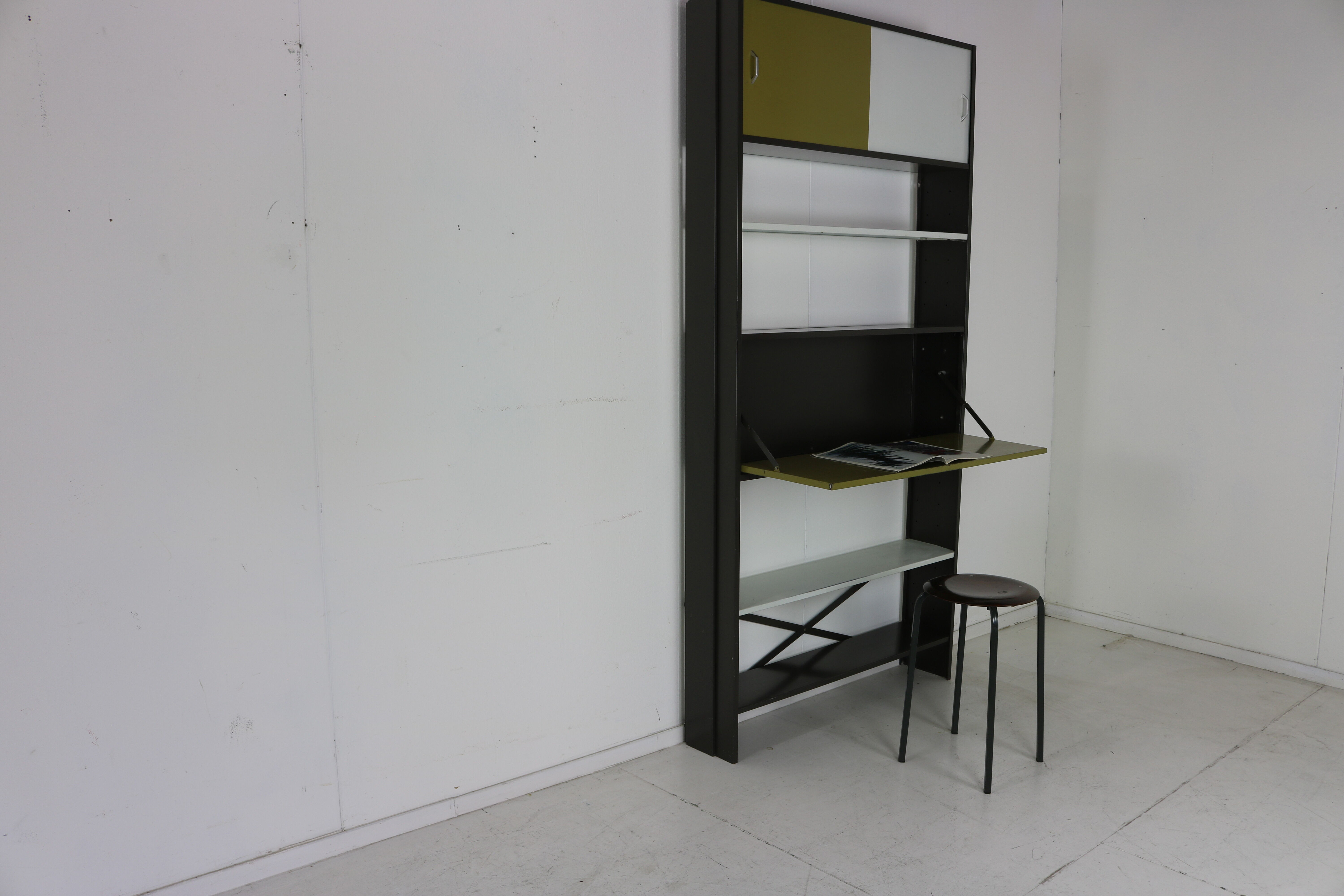 Shallow bookcase by tjerk reijenga for pilastro