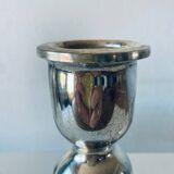 Eglomise glass candle holder