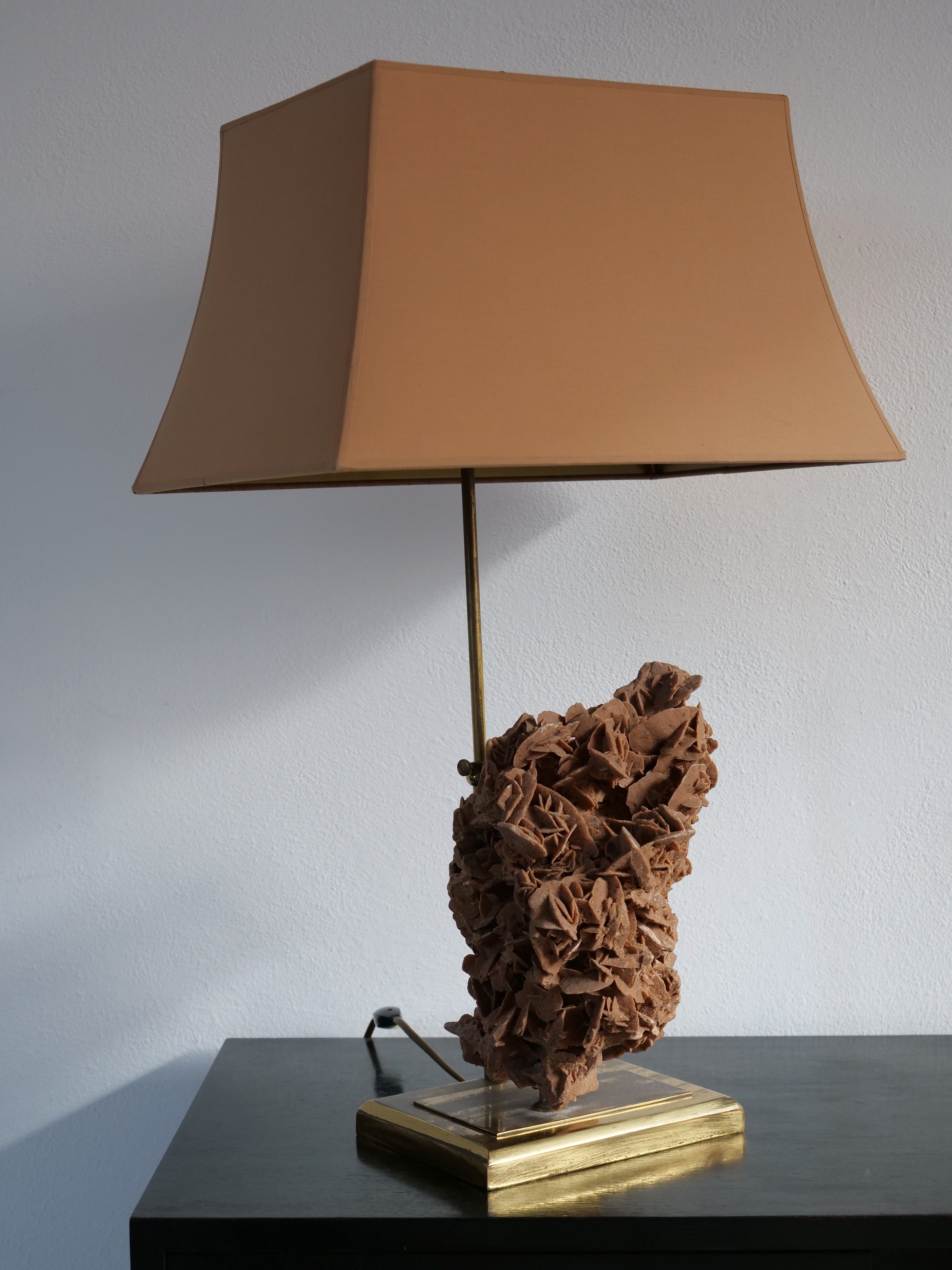 Pink atmosphere lamp of the sands 70's deco