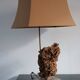 Lampe d'ambiance rose des sables 70's deco