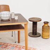 Walnut dining table 1950 Ex Czechoslovakia produced by UP Zavody
