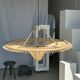 Suspension rattan saucer iron frame D:120 H:60