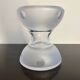 Vase cristal design diabolo années 80