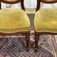 Set of 4 Victorian English chairs, 19th century, in mahogany