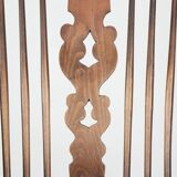 Set of two antique English highback Windsor chairs from the 18th century