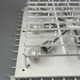 1960s/70s Chandelier Ceiling Lamp by Doria Leuchten Germany, Ice Glass