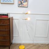 vintage yellow floor lamp