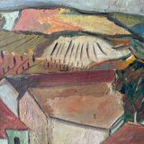 Signed landscape
