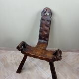 Brutalist tripod stool