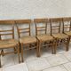 5 mulched chairs