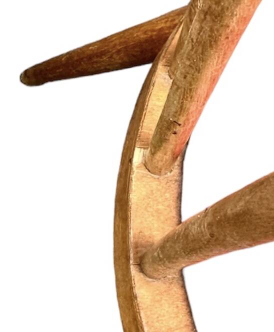 6 Chaises Baumann vintage