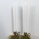 Pair of brass candlesticks