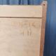 Vintage display bookcase in light oak