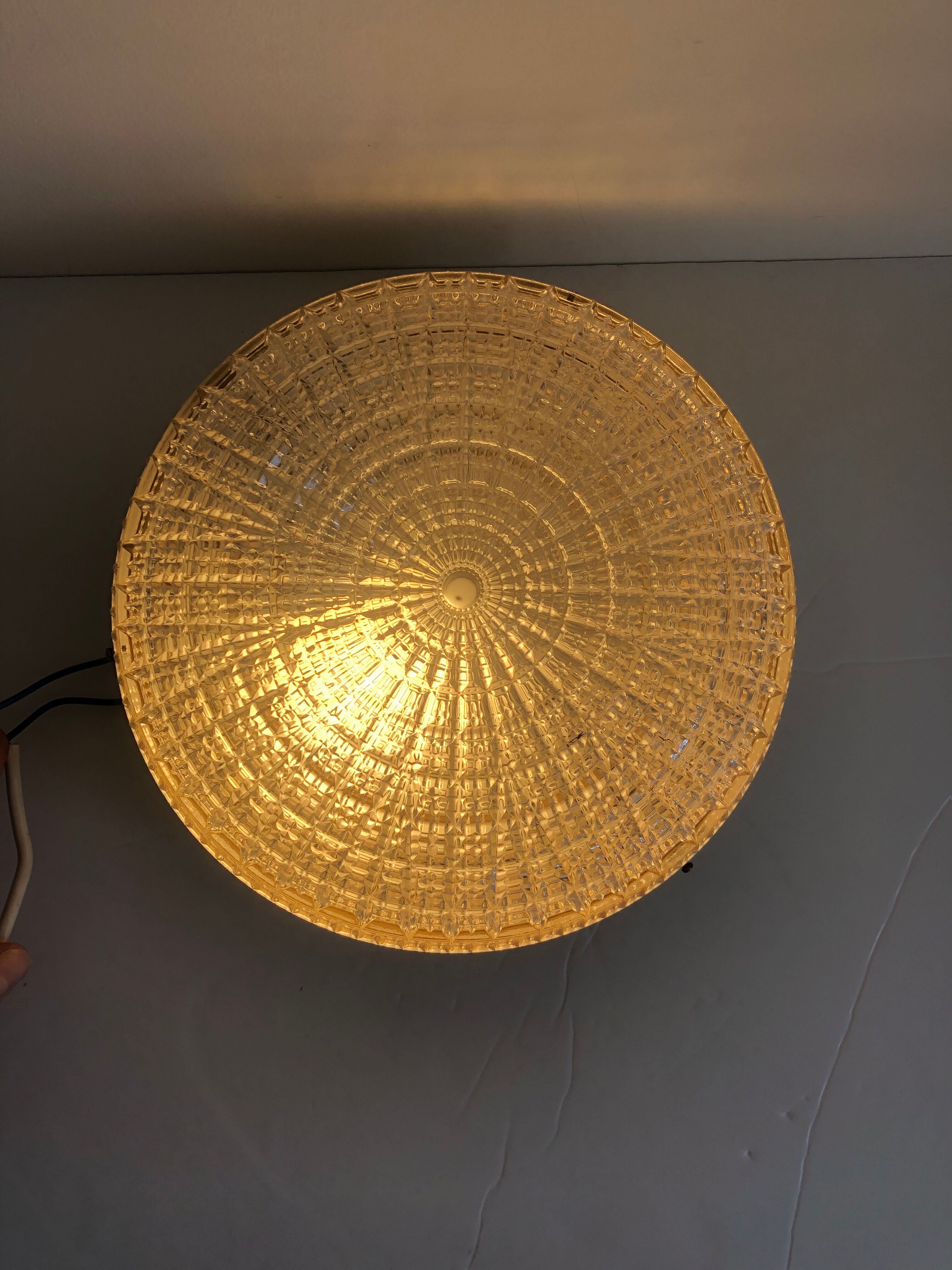 Vintage ceiling lamp round