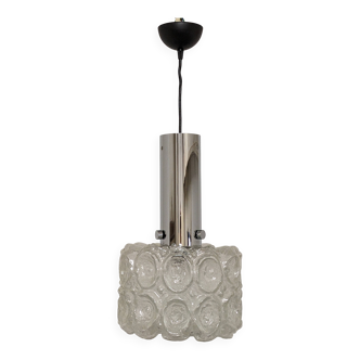 Bubble glass pendant by Helena Tynell for Limburg, Germany circa 1970.