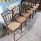 6 chaises en bois courbé d'après Thonet