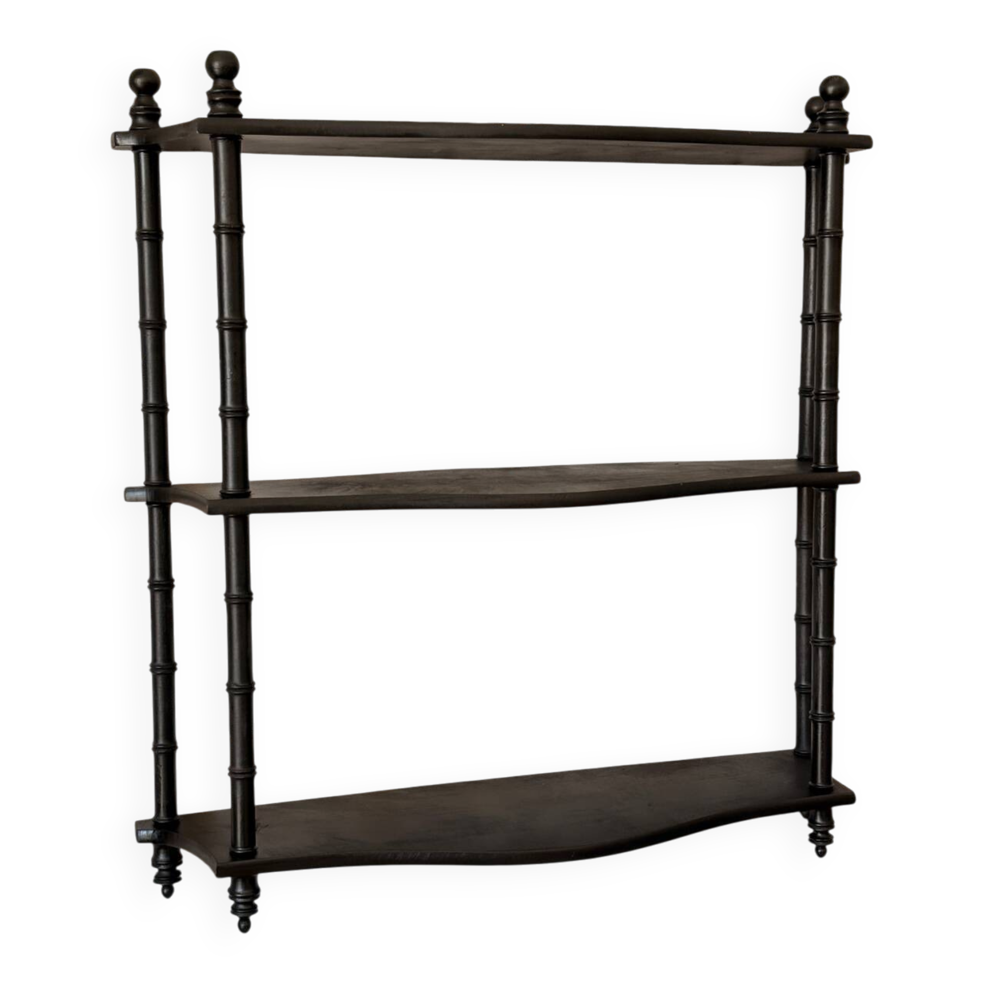 Blackened Napoleon shelf