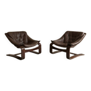 Scandinavian lounge chair Nelo Kroken mid-century