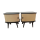 Pair of vintage wooden bedsides 1960