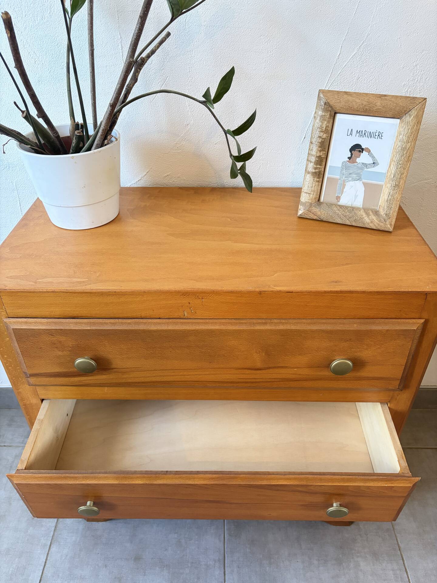 Vintage oak chest of drawers